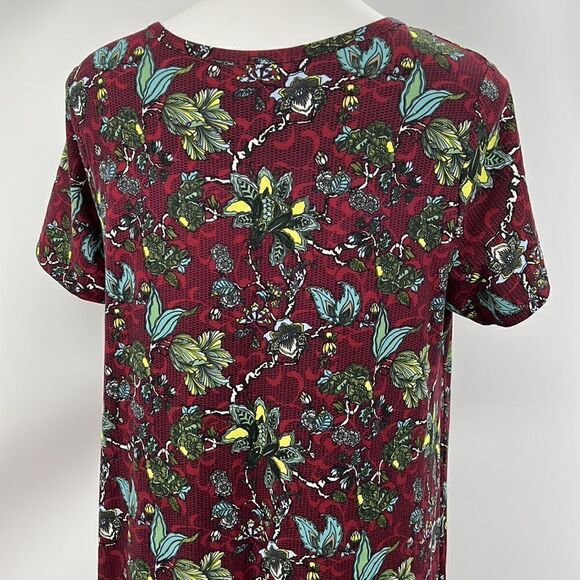 Lularoe large floral print hi lo dress - Picture 6 of 7